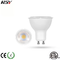 4pcs indoor lighting source ac230v led spot light aluminum gu10 spotlight smd 5w lamp cup 45 degree small focus light