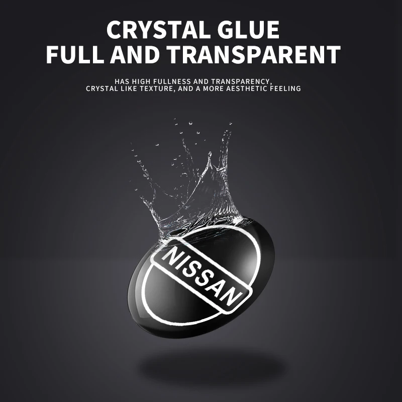Модные 3D эпоксидные наклейки на автомобиль rotunавто маленькие Висячие для Nissan Nismo