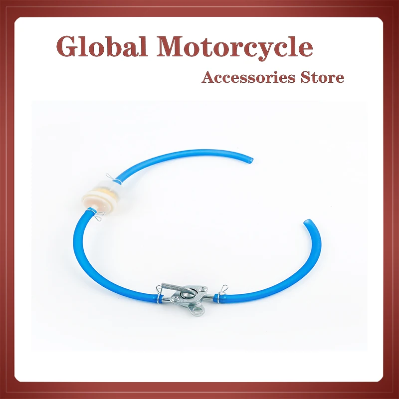 Топливный фильтр для мотоцикла 6 мм шланг бензиновых труб + 4 зажима мотоциклетный