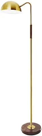 

Floor Lamp Mid-Century Modern, Antique Arc Standing Lamp Adjustable, 59" Vintage Task Floor Lamp with Aged Brass Finish for Pap