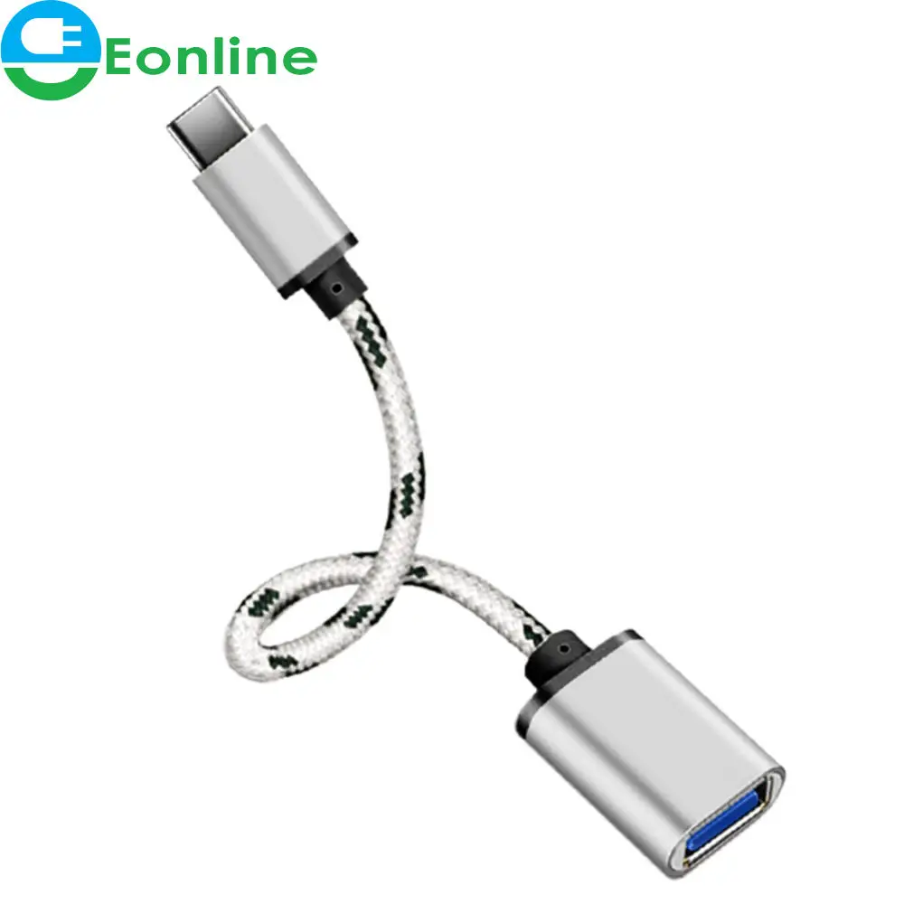 

Eonline OTG Adapter Cable Type C To USB Converter For Samsung Type-c Jack Android Phone MacBook Mouse Gamepad Tablet