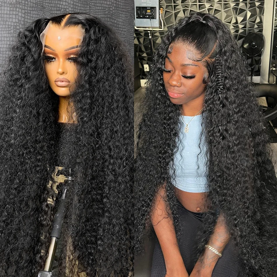 40Inch Deep Wave Frontal Wig Transparent 13×4 13×6 HD Lace Frontal Human Hair Wigs Curly Human Hair Lace Frontal Wigs For Women 40Inch Deep Wave Frontal Wig Transparent 13×4 13×6 HD Lace Frontal Human Hair Wigs Curly Human Hair Lace Frontal Wigs For Women