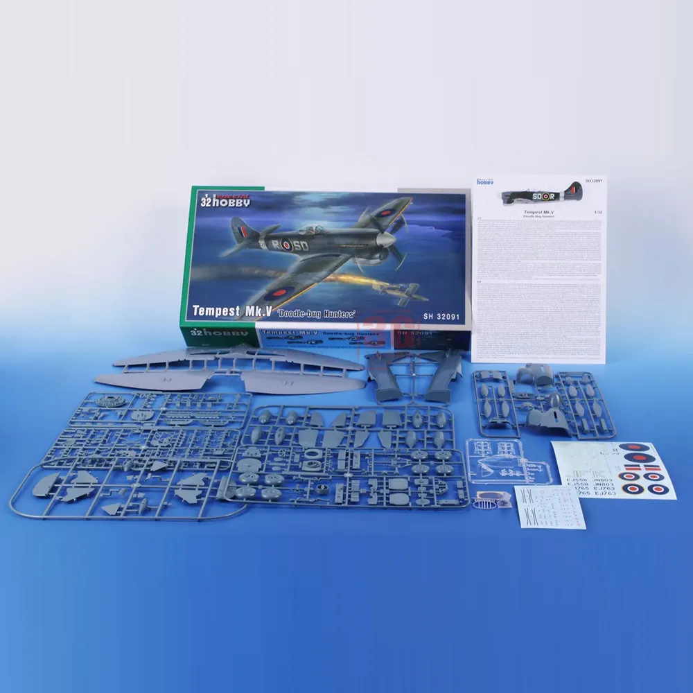 Фото Специальный набор для сборки пластиковой модели самолета Special Hobby SH32091 Tempest Mk. V'Doodle-bug Hunters' 1/32 №2