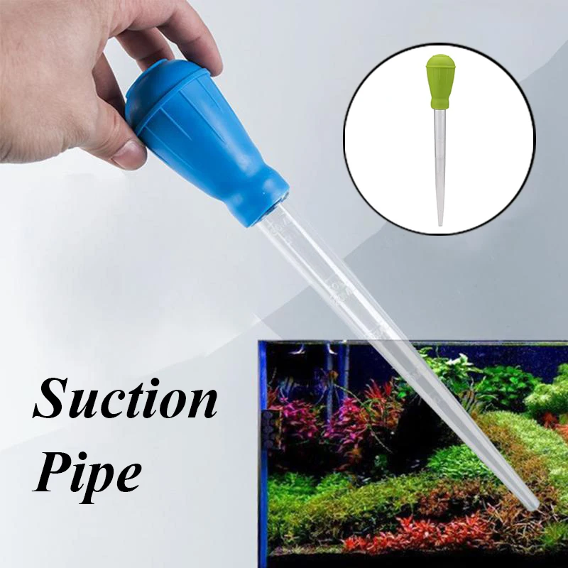 

30ml Aquarium Cleaner Mini Pipette Fish Tank Accessories Feces Remover Water Changing Pipette Cleaning Shifting Home Decor Tool
