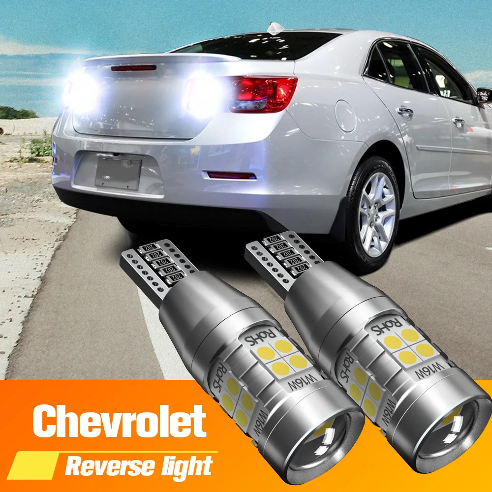 

2pcs LED Backup Light Blub Reverse Lamp W16W T15 921 Canbus For Chevrolet Bolt Camaro Captiva 2006-2018 Cruze Epica Malibu