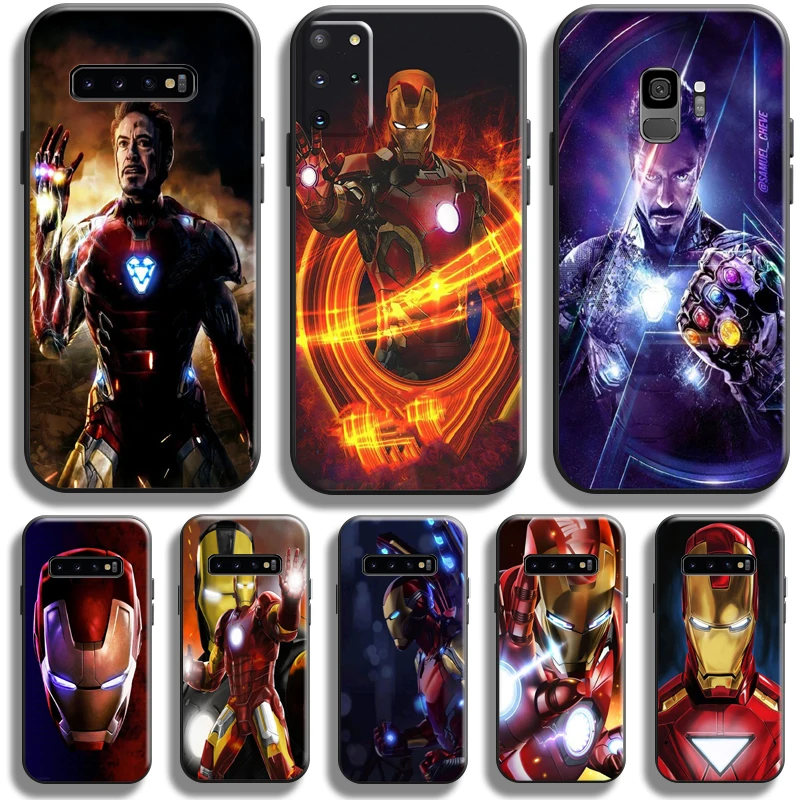 

Marvel Avengers Iron Man For Samsung Galaxy S22 S21 S20 Ultra FE 5G S10 10E S9 Plus Lite Phone Case Coque Back Funda Soft