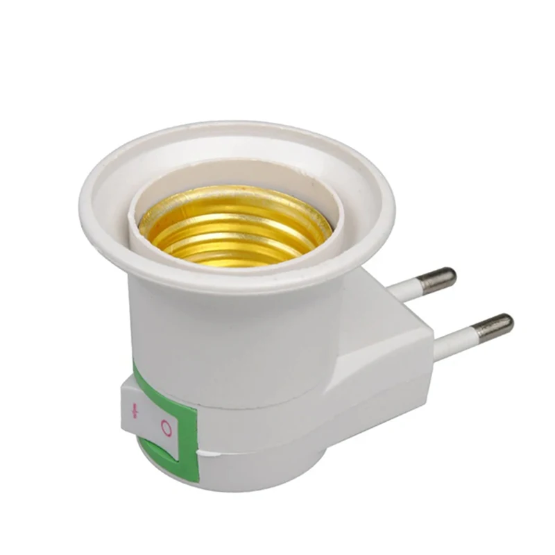 

Основание лампы E27 из нержавеющей стали с переключателем