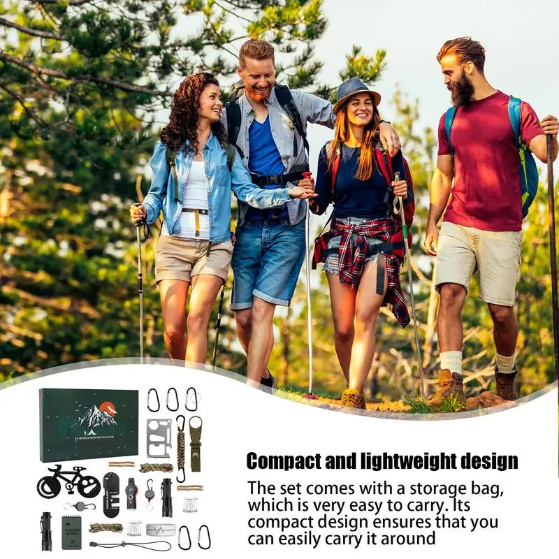 Рождественский календарь наборы для выживания мужчин 24-дневный адвент-календарь