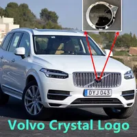 Car Logo Crystal Emblem Front Mark for Volvo Xc90 S90 V90 Xc60 S60 S80 C30 V50 V70 Front Badge Accessories Intake Grille Mark