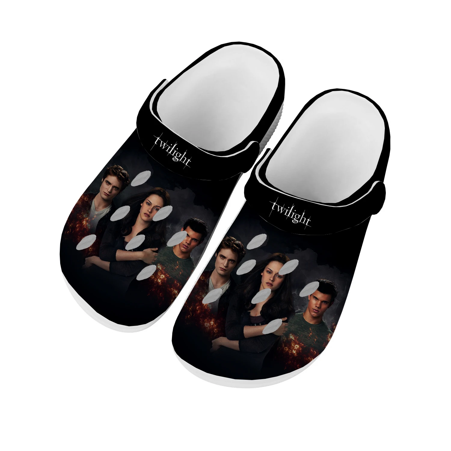

The Twilight Saga Movie Home Clog Mens Women Youth Boy Girl Sandals Shoes Garden Custom Made Breathable Shoe Beach Hole Slippers
