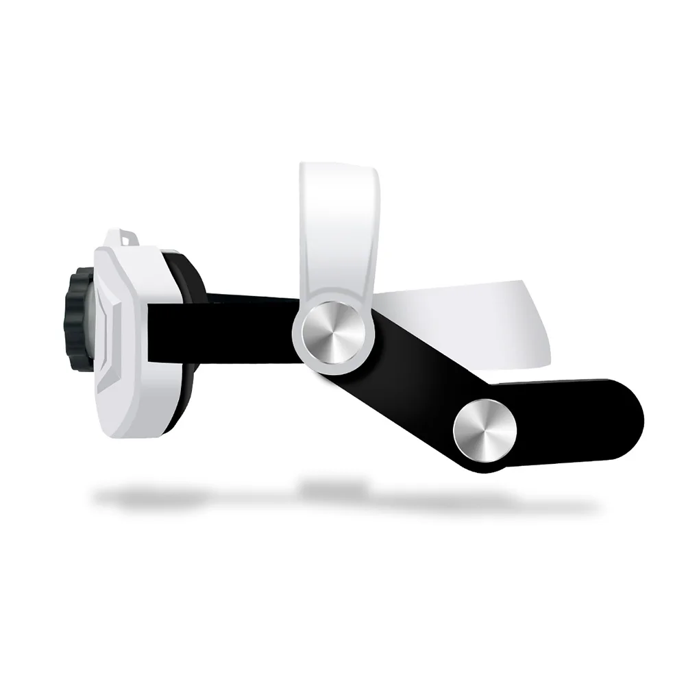 

VR Headset Enhanced Adjustable Head Strap with Battery Virtual Reality Headband Cushion Replacing Bracket Accessory