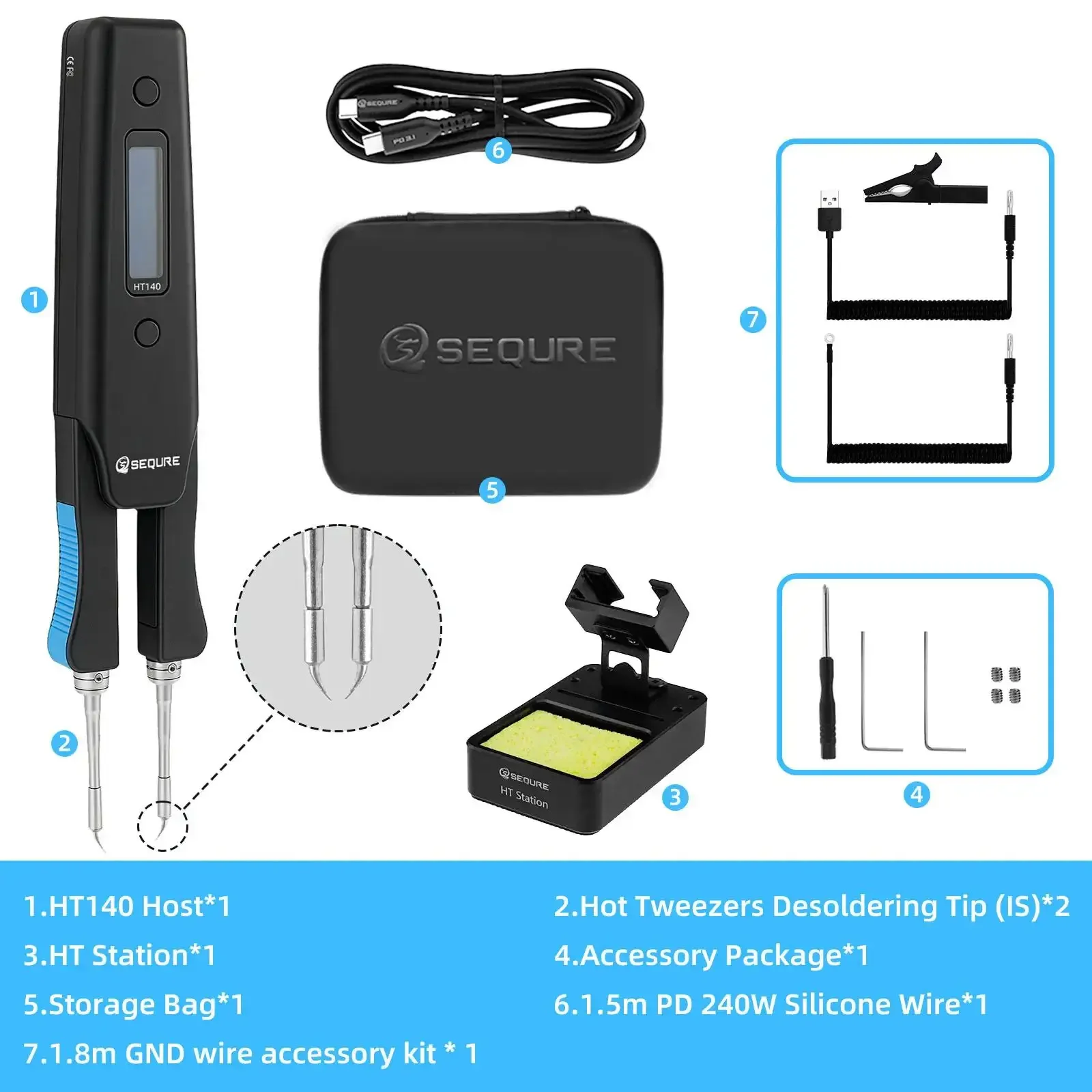 

FLIPSKY HT140 Электрические горячие пинцеты 2-в-1