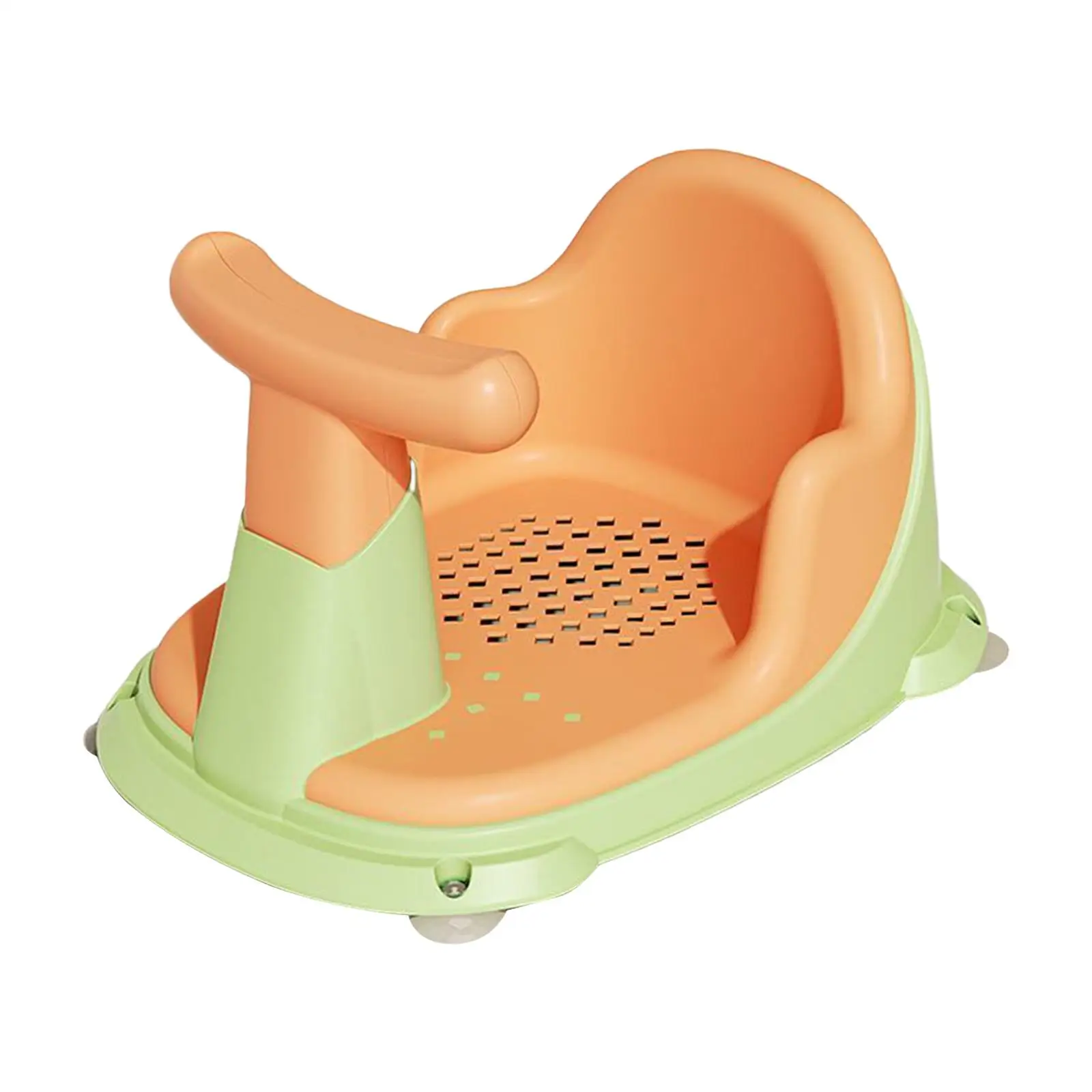 

Bathtub Seat Suction Cup Non Slip Sit up Bathing with Drain Hole Portable Baby Bathtub Seat Bath Seat for Baby Bath Seat Support