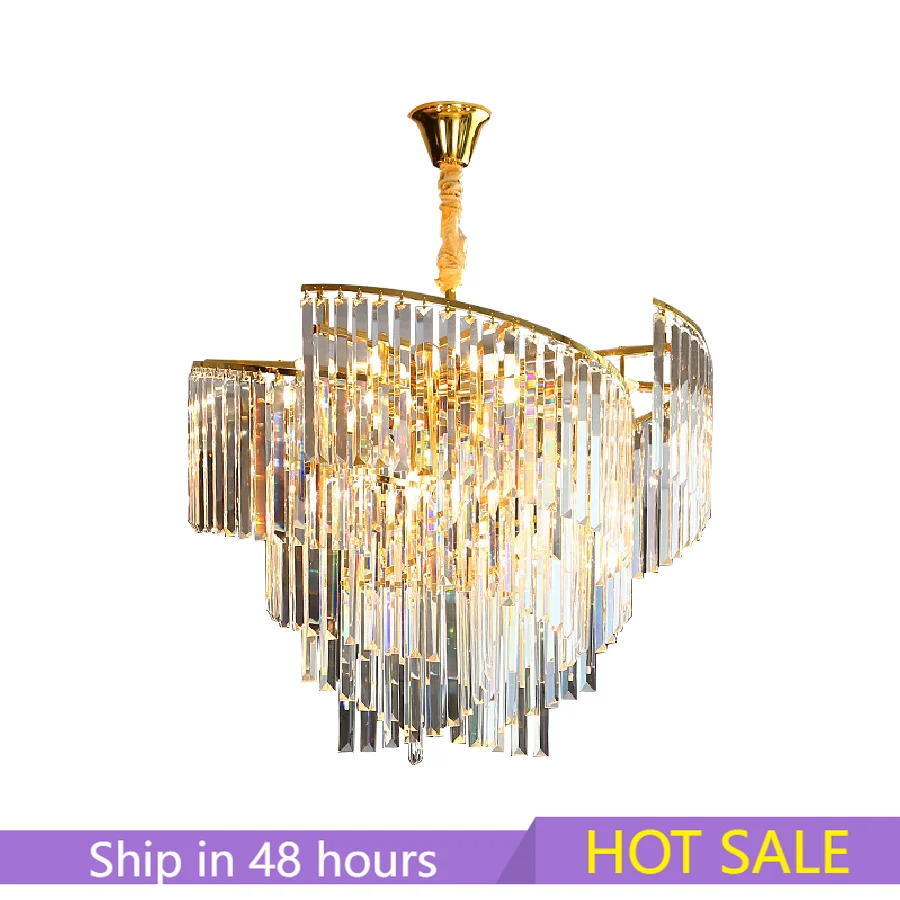 

Скандинавская элегантная Хрустальная светодиодная люстра, украшение для дома, Регулируемая яркость, домашний декор для фойе, гостиной