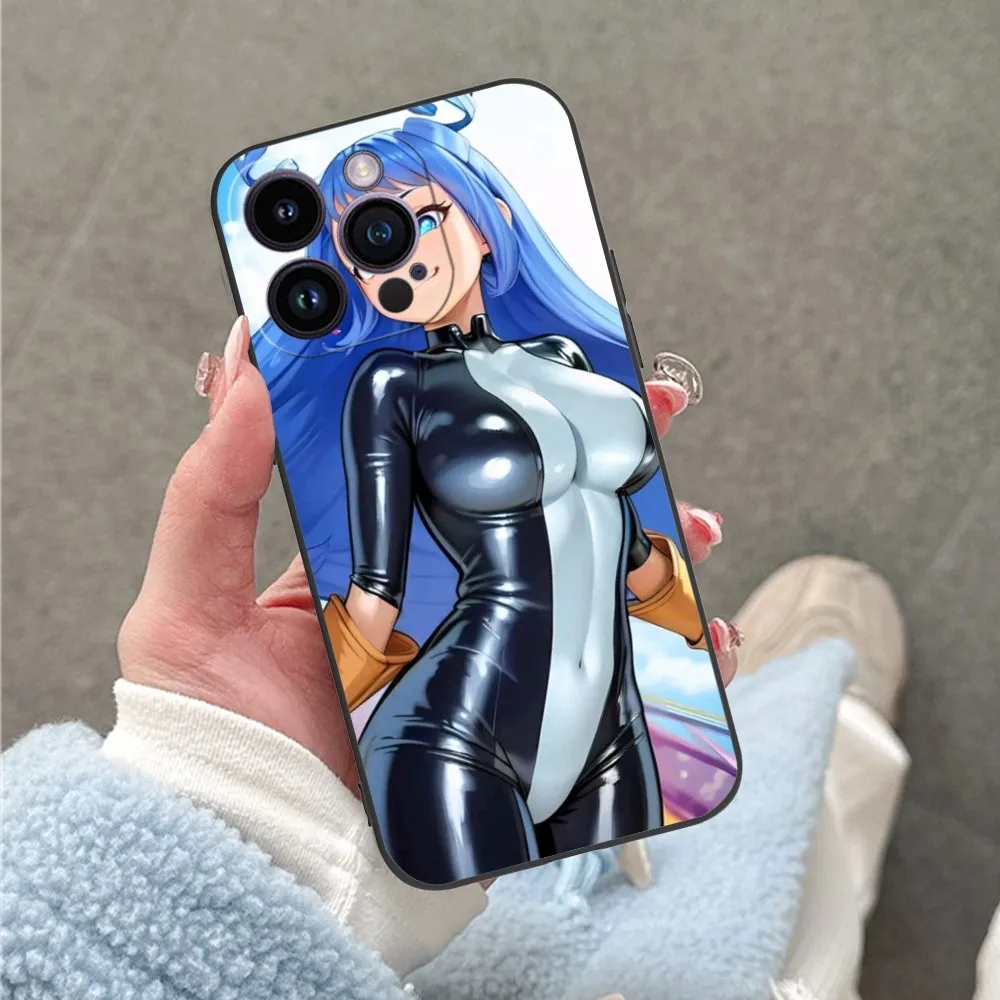 Чехол для мобильного телефона Hero Nejire Hado iPhone 15 14 13 12 11 X XR XS 8 7 Pro Max Plus Mini Black мягкий