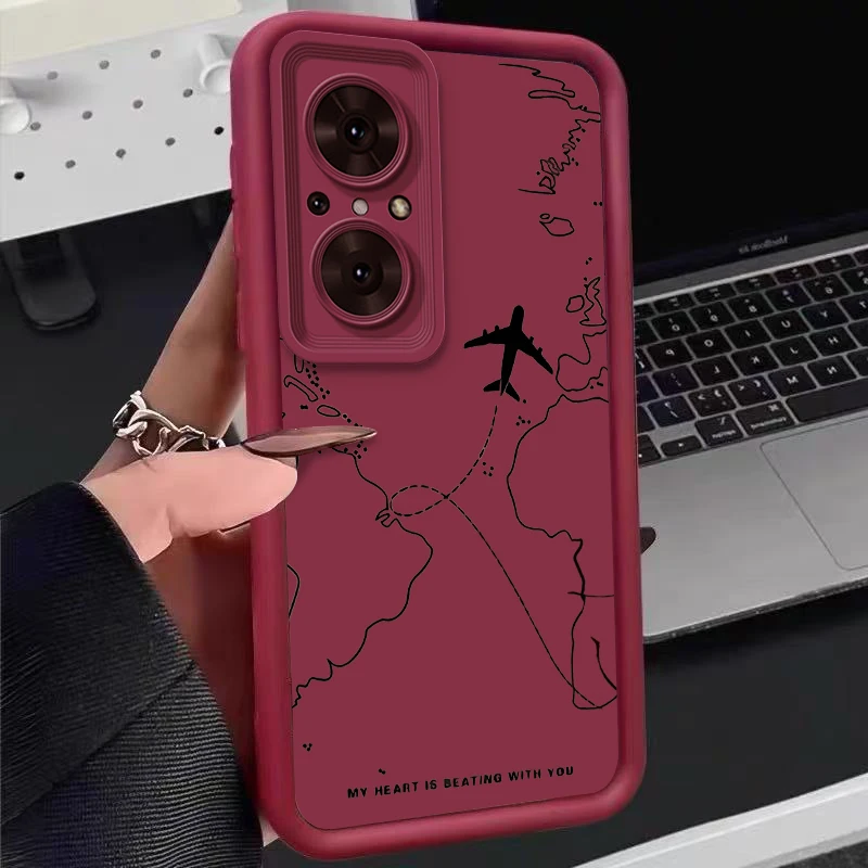 N uzun 9SE Крошечный самолет Новый чехол для телефона Sky Eye Huawei Nova 9 9Pro 10Lite 7i Y70Plus Y70 Y91 Y90