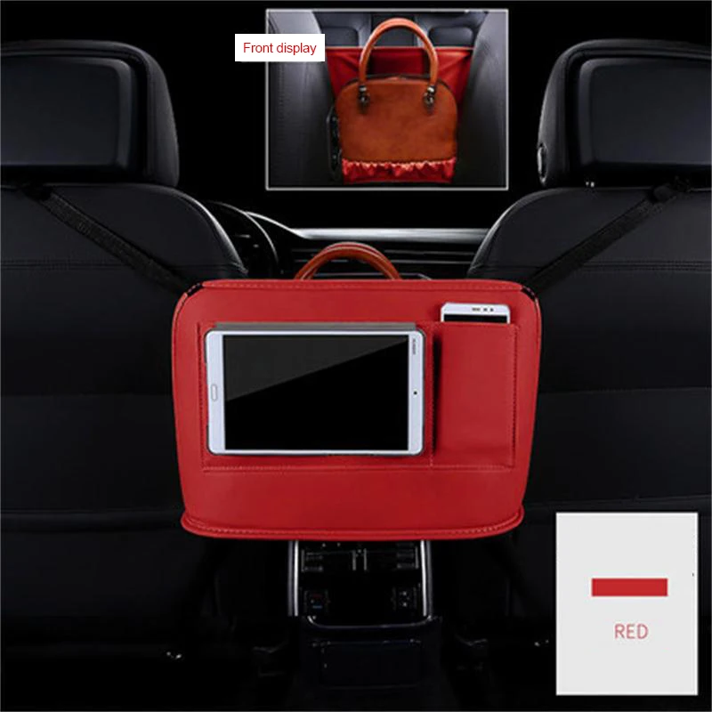 

Pu Leather Multifunctional Car Handbag Holder Universal Car Organizer Car Seat Storage Bag Car Accessories Portable