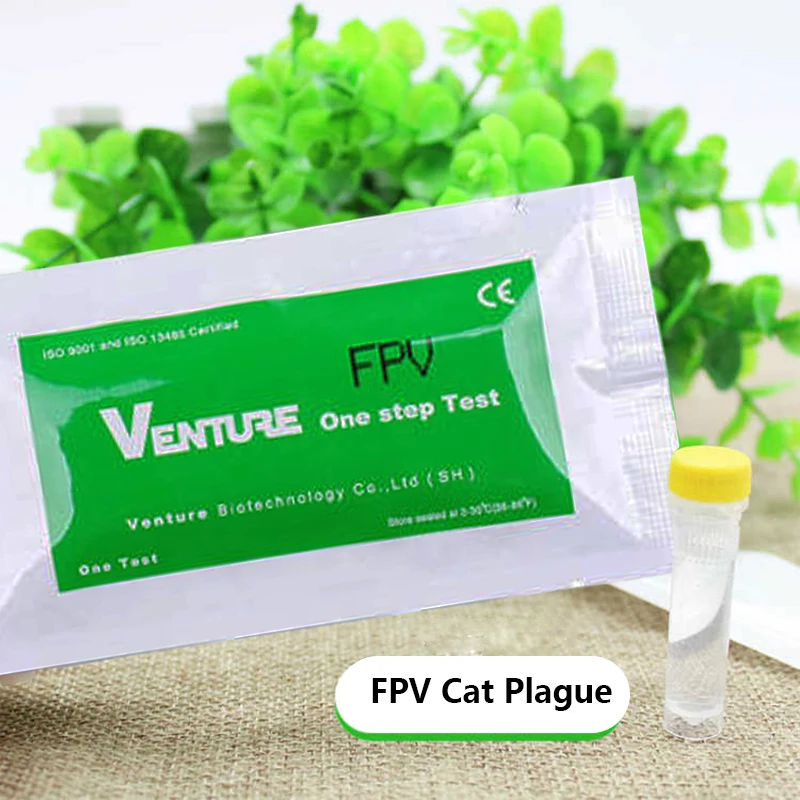 

Portable CDV/CPV Ag Test Kit 1PCS Canine Home Health Detection For Distemper Parvovirus Dog Safe Supplies Pet Accessories