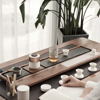 rectangular serving tea tray decorative wooden drainage water chinese tea tray vintage bandeja madera home accessories ob50cp