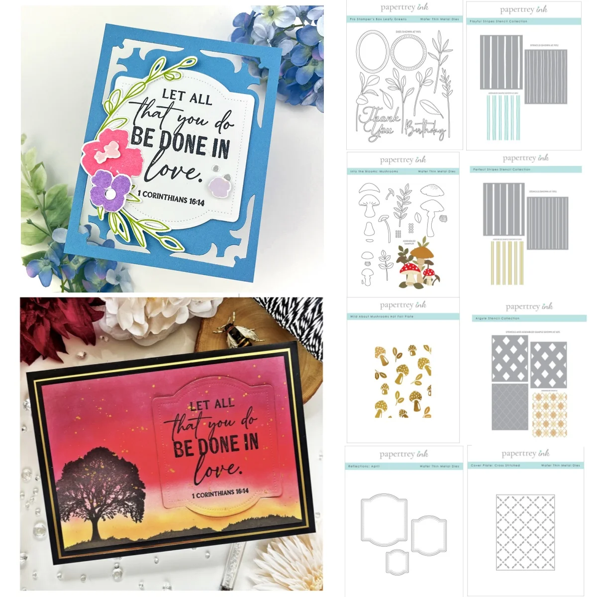 Металлический трафарет для горячего тиснения грибы