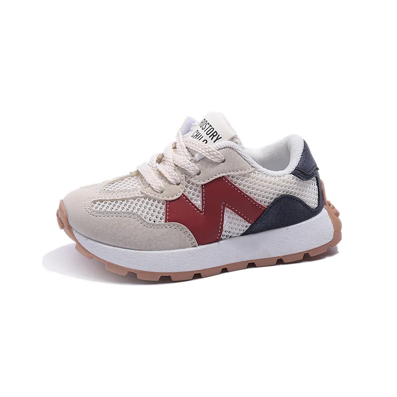 Girls Fashion Clunky Sneakers Baby Anti-slip Anti-kick Soft Sneakers Kids Sports Shoes