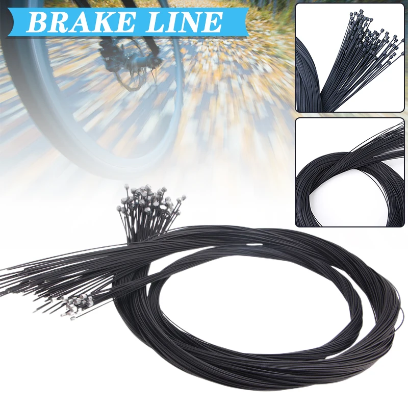

Bike Brake Cable Coated Shifter Cable Standard Brake Wire Bicycle Accessories for Road Bike and Common Bike B2Cshop