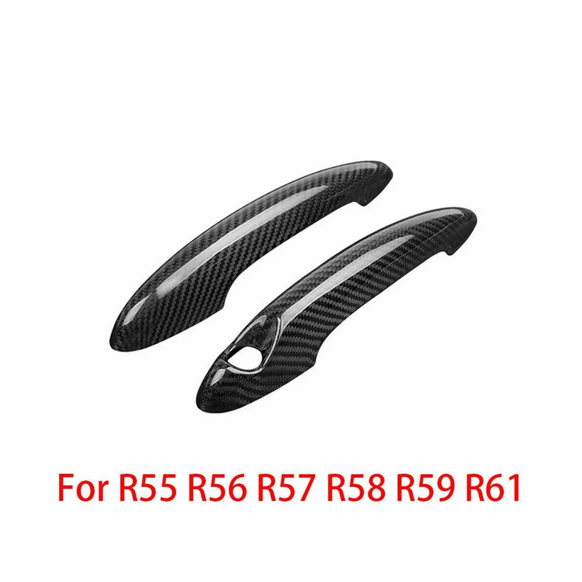 Чехлы из углеродного волокна для автомобильных ручек BMW MINI Cooper S R50 R52 R53 R55 R56 R57 R58 R59