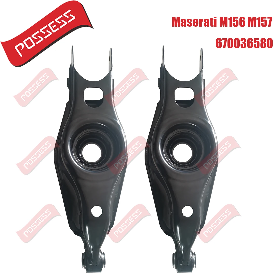 

A Pair of Rear Lower Suspension Control Arm For Maserati Quattroporte M156 Ghibli M157 2013-/,OE 670036580,L=R