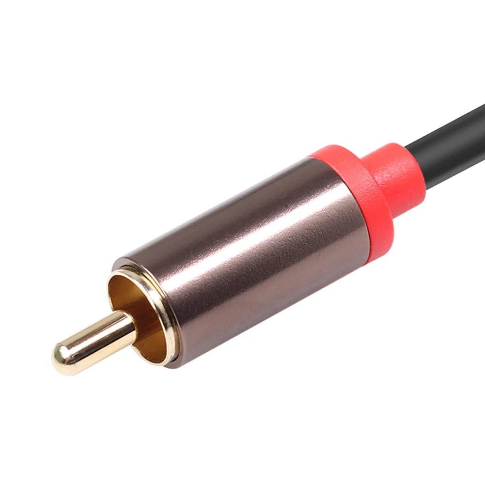 Адаптер аудиокабеля 3 5 мм Джек 2 RCA штекер 1/8 дюйма на 2RCA Стандартный AUX провод для