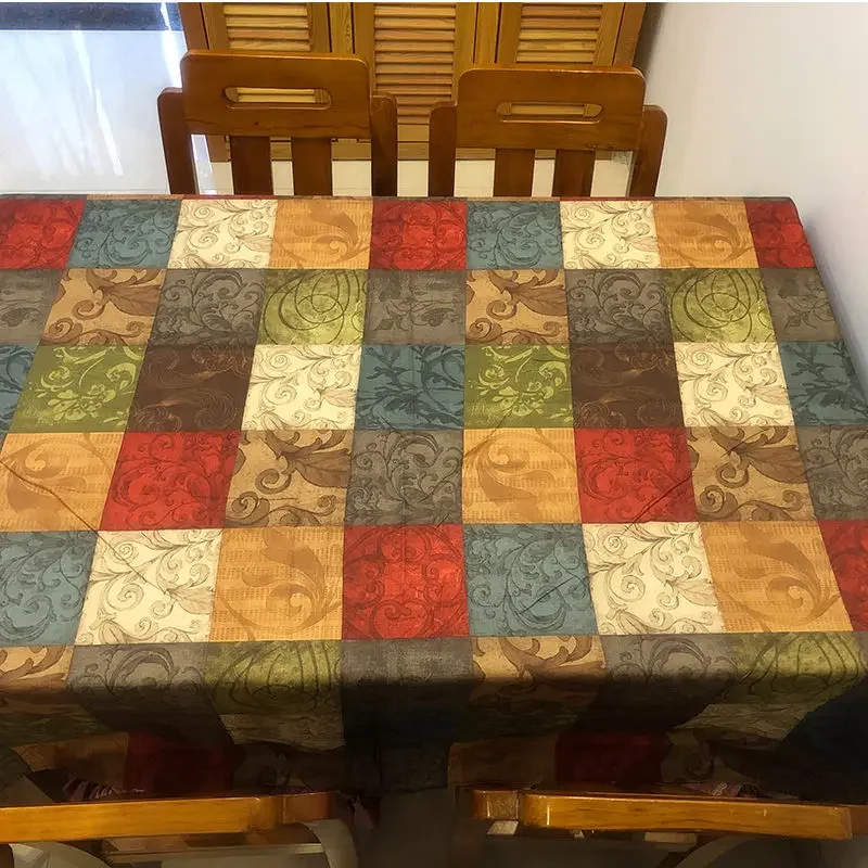 Новая американская скатерть в клетку домашняя гостиная журнальный столик VCW1