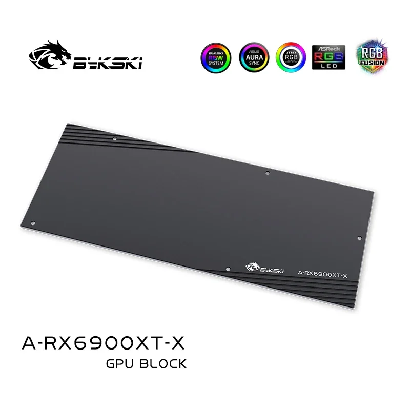 Фото Использование водяного блока Bykski A-RX6900XT-X для графической карты AMD RX6900XT 6800XT Reference Edition/0,3 мм Jet Micro-waterway/Dense Waterways №4