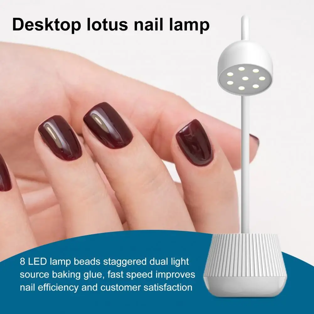 

Nail Art Light Convenient Three-dimensional Plastic Nail UV LED Lamp for Girl