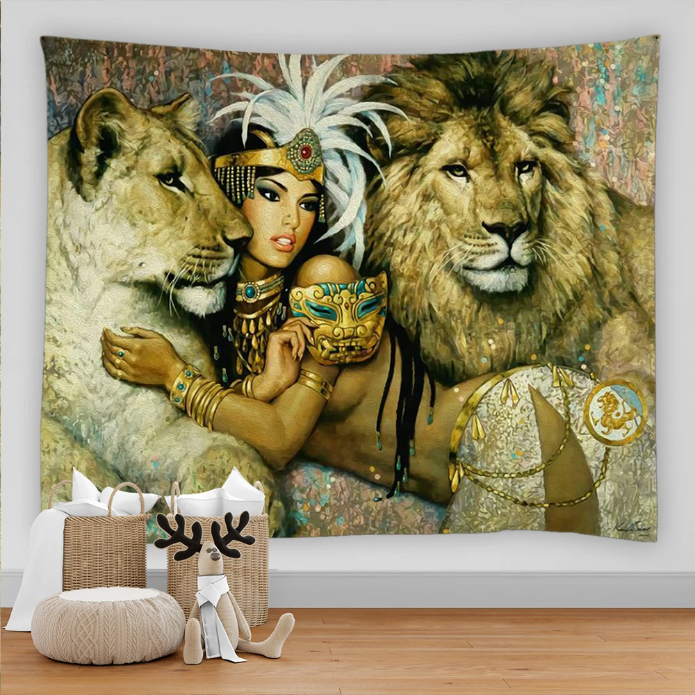 Искусственный Тигр слон животное настенное украшение в стиле бохо домашний