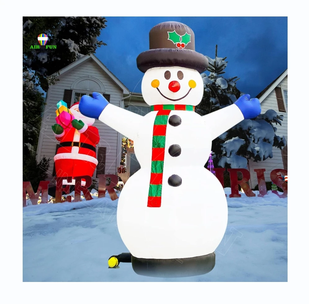 

Airfun Factory Stock Christmas Inflatable Decoration Santa Drives Red Car Christmas Tree Inflatables Outdoor Yard Blow Ups Decor