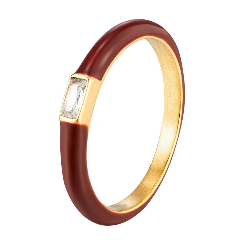 LESIEM Лидер продаж позолоченные обручальные кольца для джентльменов кольцо с