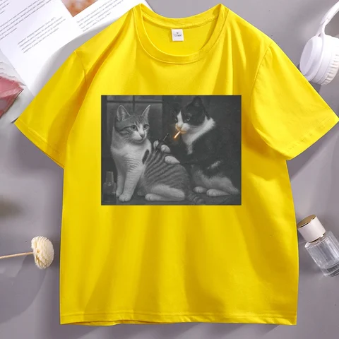 Футболка USEMEI  черная хлопковая