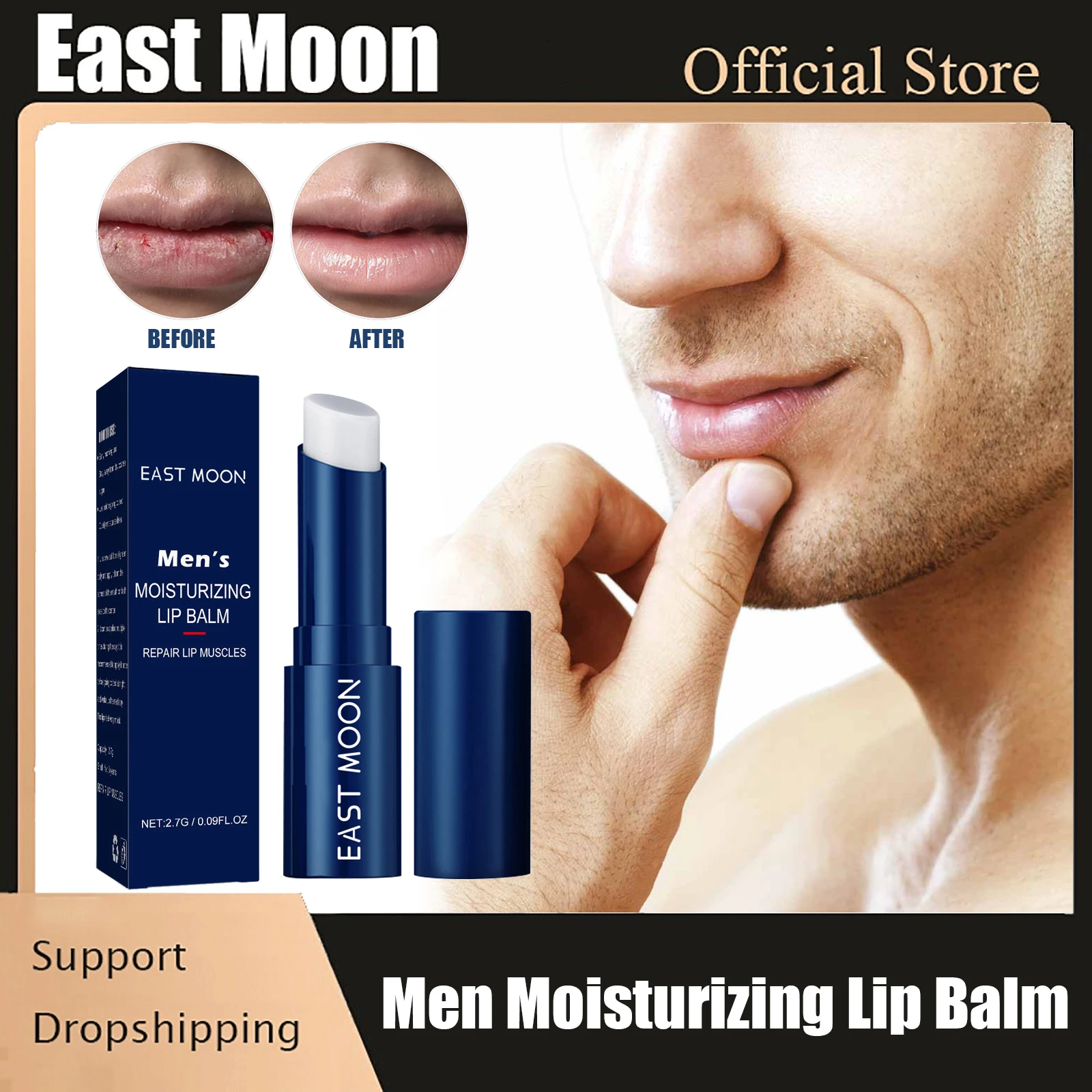 

Men Moisturizing Lip Balm Hydrating Nourishing Exfoliating Repair Chapped Skin Lighten Lip Wrinkles Anti-dry Lipbalm Labial Care