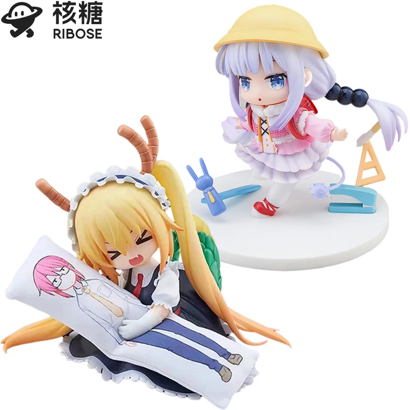 

In Stock 100% Original RIBOSE Miss Kobayashi's Dragon Maid Tohru Kanna Kamui Anime Figure Model Collecile Action Toys Gifts