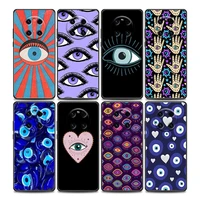 phone case for huawei y9 2019 y6 y7 y6p y8s y9a y7a mate 40 20 10 pro lite rs soft silicone case cover eye graffiti art