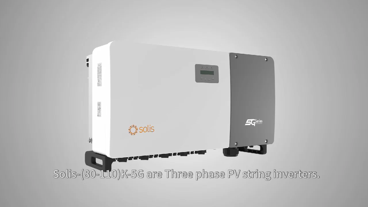 Solis 80kw 100kw 110kw kit energia solar inversor on grid solis 5g inverter with wifi