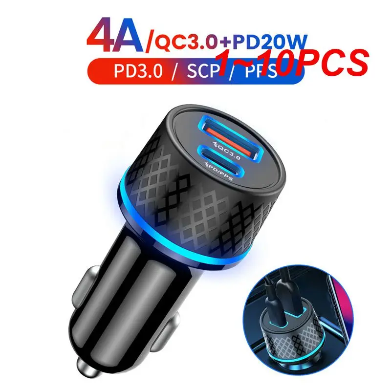 

Зарядное устройство USB + PD для быстрой зарядки, USB Type-c, 1 ~ 10 шт.