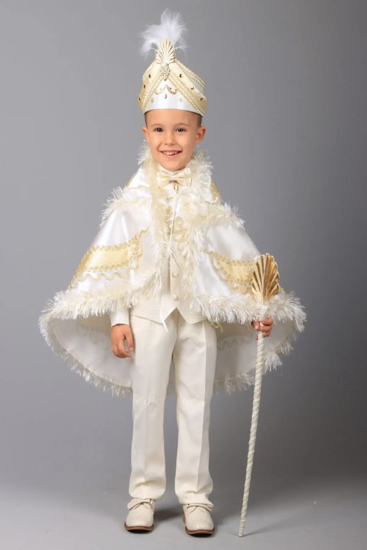 

Новинка 2022, накидка для мальчиков бежевого цвета, солнцезащитный костюм, мусульманский Детский костюм для обрезания, аксессуары для одежды