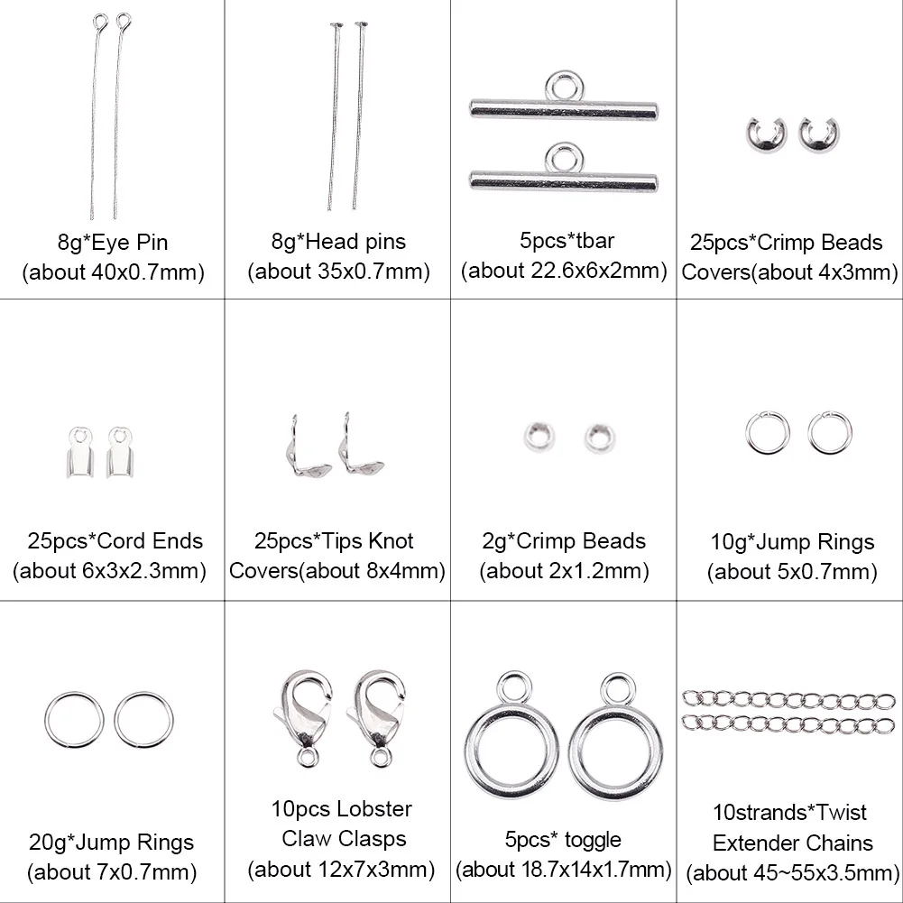 Popular DIY Handmade Jewelry Pliers Tool Set Diy Lady Tool Kit Earrings Materials Pack Wholesale Jewellery Making Supplies