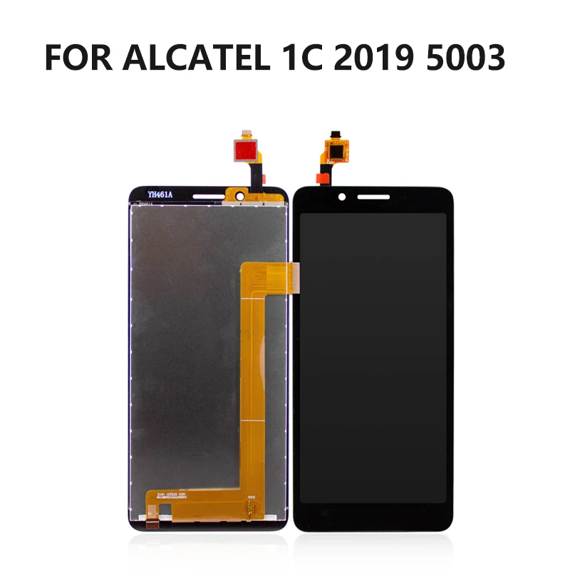 5 0 5003 mobile phones lcd for alcatel 1c 2019 5003 5003g 5003d lcds display with touch screen digitizer assembly free global shipping