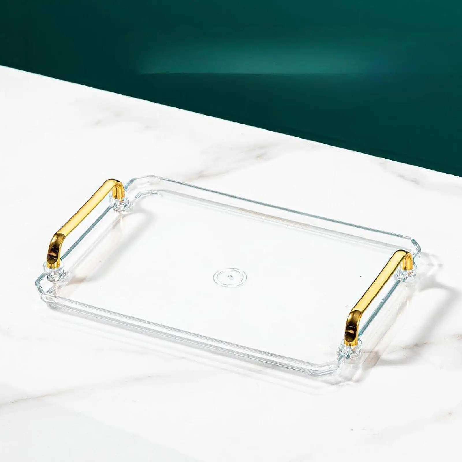 Прямоугольный сервировочный поднос с ручкой косметическое блюдо для ювелирных