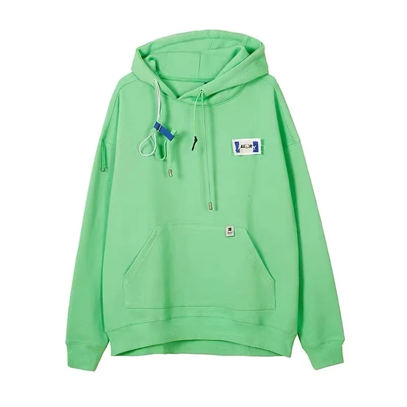 

ader error men and women crooked collar asymmetric sweatshirt 1:1 high quality ADER hoodie loose OS top with hood pocket