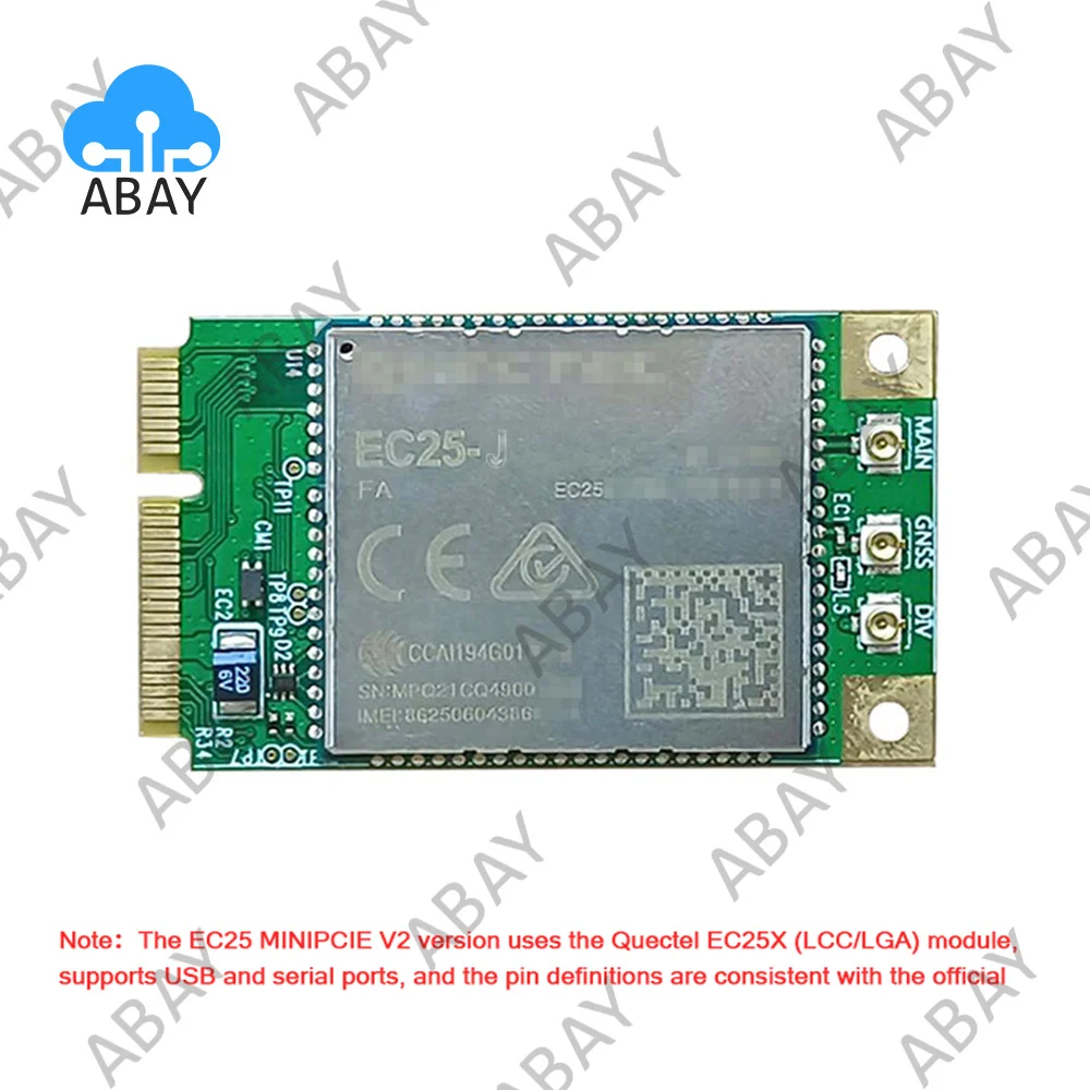 

QUECTEL EC25-J EC25 EC25JFA-MINIPCIE V2 UMTS/HSPA+ Mini Pcie LTE CAT4 4G IoT Wireles Module for Japan Band B1/B3/B8/ B18/B19/B26