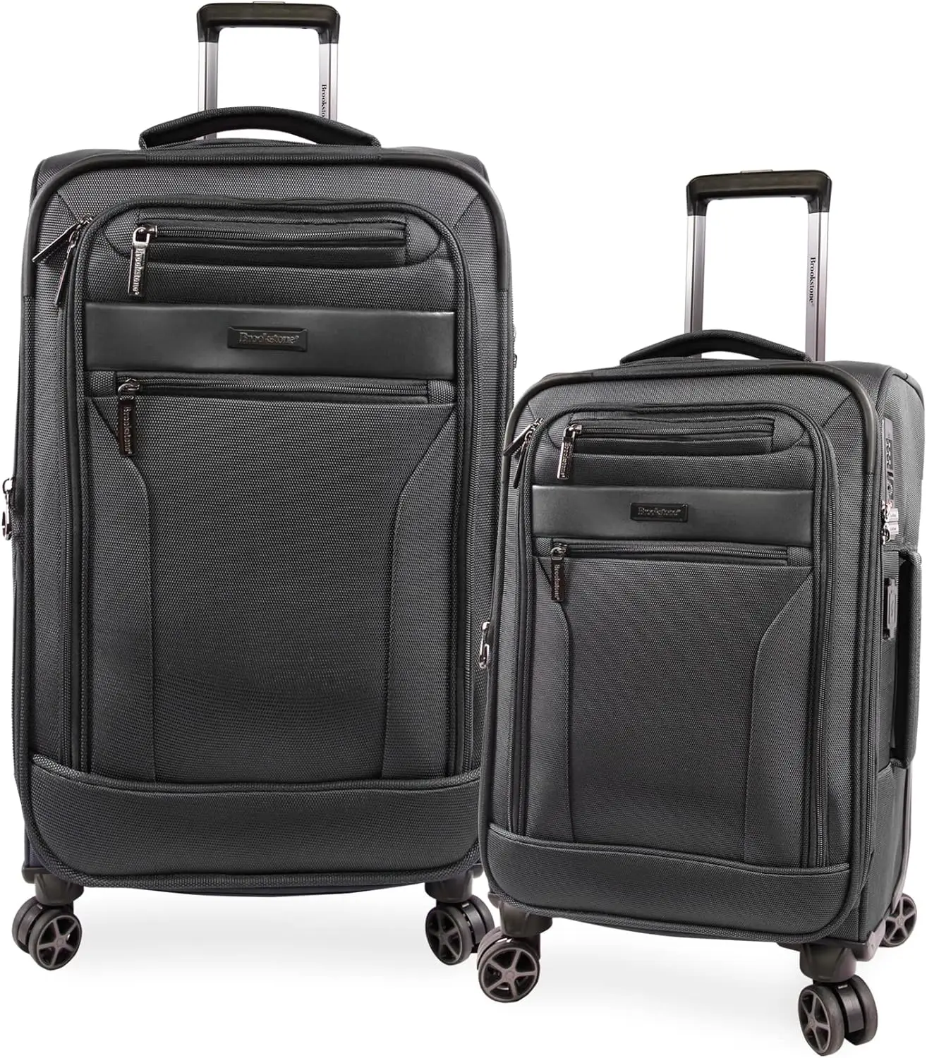 

2pc Softside Spinner Luggage, Dark Charcoal, 2 Piece Set