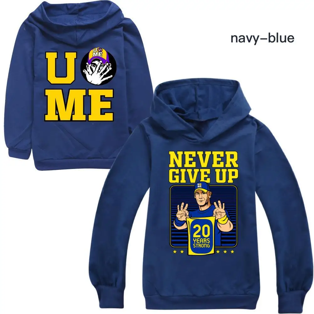 Толстовка с надписью Never Give Up 20 лет