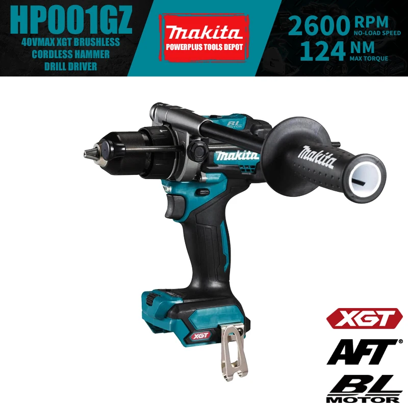 

Makita DF001GZ HP001GZ Бесщеточная аккумуляторная дрель-шуруповерт 40 В XGT